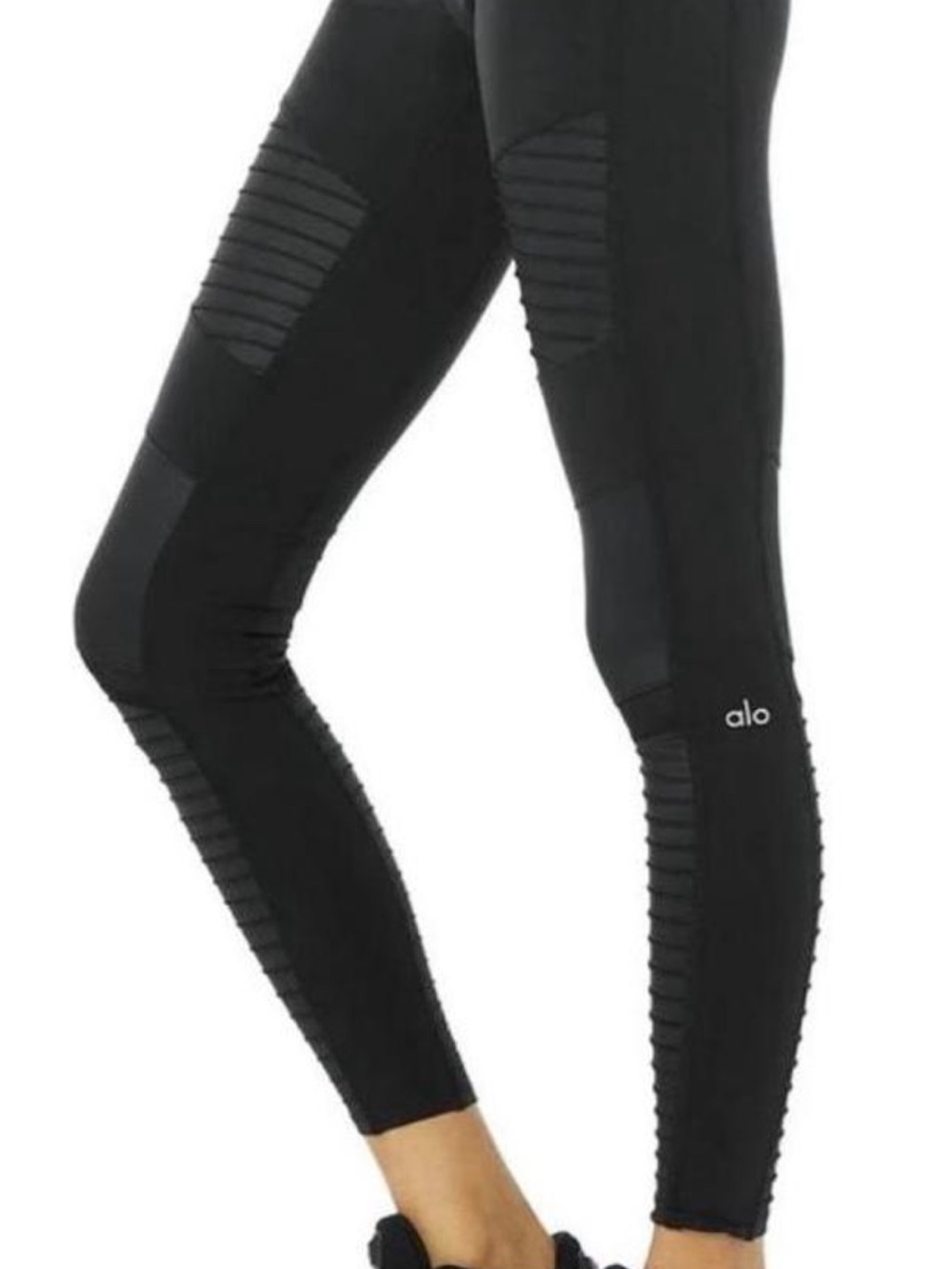 ALO Yoga Black Motorcycle Leggings